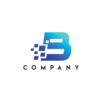 Beside Datas Logo, B initial letter logo template vector
