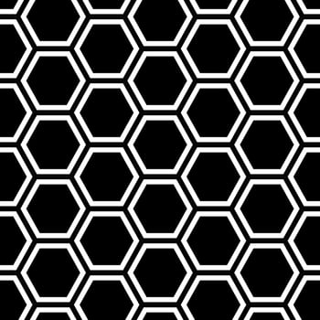 Honeycomb seamless pattern. Abstract geometric honeycomb seamless pattern. Hexagon pattern. Vector illustration