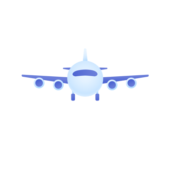 Passenger plane flying in the sky side view. travel concept png