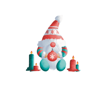 Hight quality Lovely, cute and funny Gnome 300dpi 3000x3000px for Christmas decoration card mug cup t-shirt sock notebook and POD png