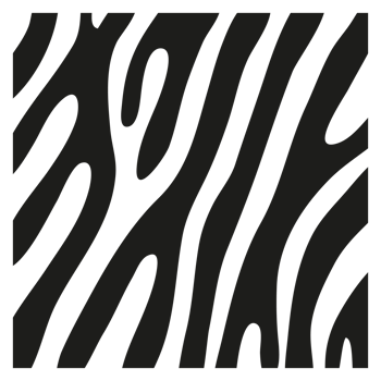Black stripes on the skin of a zebra for decoration graphics png