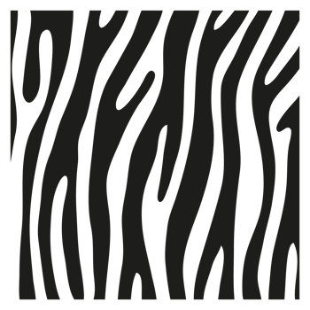 Black stripes on the skin of a zebra for decoration graphics png