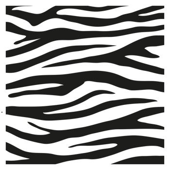 Black stripes on the skin of a zebra for decoration graphics png