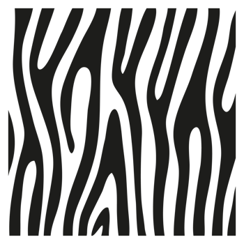Black stripes on the skin of a zebra for decoration graphics png
