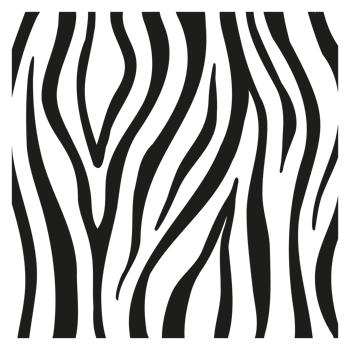 Black stripes on the skin of a zebra for decoration graphics png
