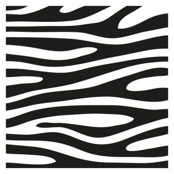 Black stripes on the skin of a zebra for decoration graphics png
