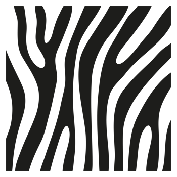 Black stripes on the skin of a zebra for decoration graphics png