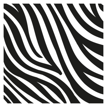 Black stripes on the skin of a zebra for decoration graphics png