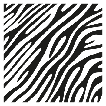 Black stripes on the skin of a zebra for decoration graphics png