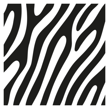 Black stripes on the skin of a zebra for decoration graphics png
