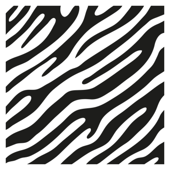 Black stripes on the skin of a zebra for decoration graphics png