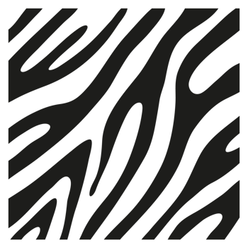Black stripes on the skin of a zebra for decoration graphics png