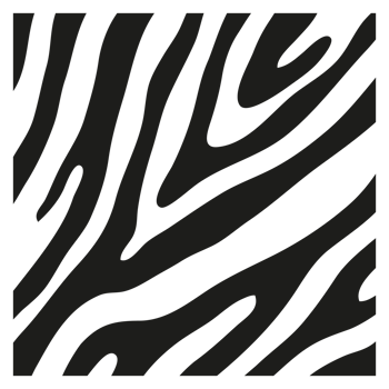 Black stripes on the skin of a zebra for decoration graphics png