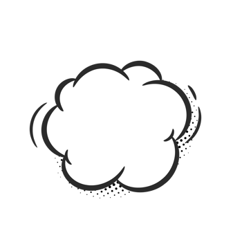 hand drawn speech bubble for chatting cartoon characters png