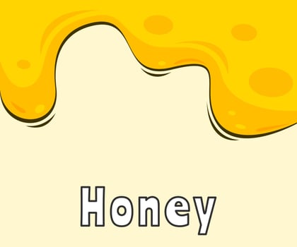 dripping honey on white background. orange honey melted. honey drops vector illustration. Melting honey drops. Golden yellow realistic syrup or juice dripping liquid oil splashes vector.