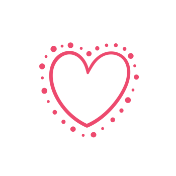 Hand drawn heart line. red heart love on valentines day png