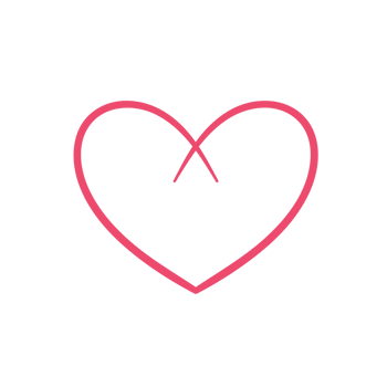Hand drawn heart line. red heart love on valentines day png