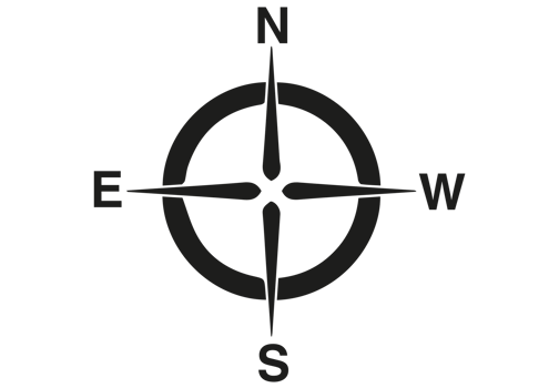 Compass icon isolated on transparent background png