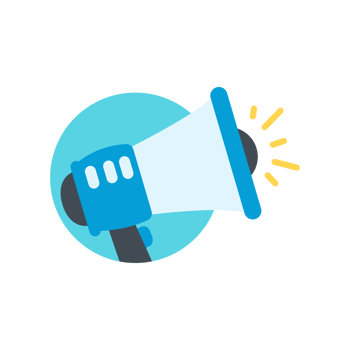 megaphone. A megaphone that shouts loudly alerts you of special discount news. png