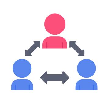 People icon. Social spacing with covid-19 patients to prevent the spread of pathogens. png