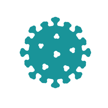 Covid-19 icon Viruses that are spread through coughing or sneezing Simple flat design png