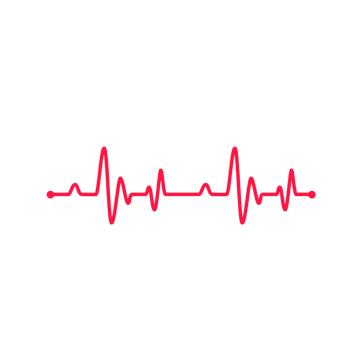 Heartbeat graph Concept of helping patients and exercising for health. png