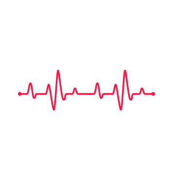 Heartbeat graph Concept of helping patients and exercising for health. png