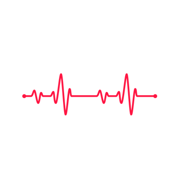Heartbeat graph Concept of helping patients and exercising for health. png