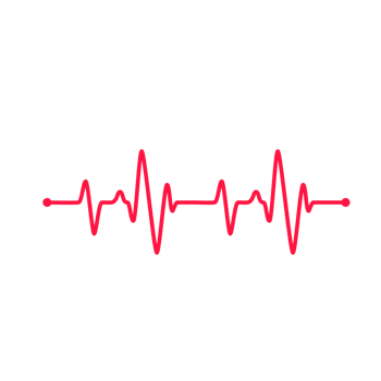 Heartbeat graph Concept of helping patients and exercising for health. png