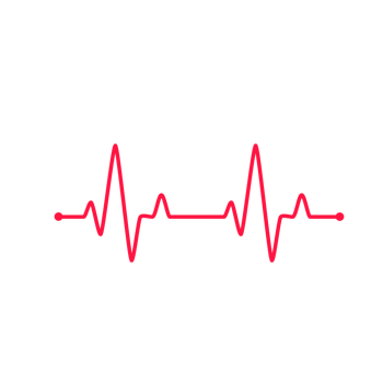 Heartbeat graph Concept of helping patients and exercising for health. png