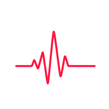 Heartbeat graph Concept of helping patients and exercising for health. png