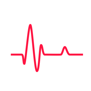 Heartbeat graph Concept of helping patients and exercising for health. png