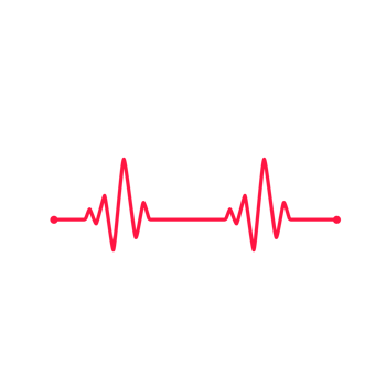 Heartbeat graph Concept of helping patients and exercising for health. png