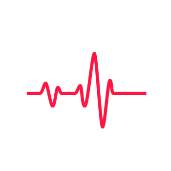 Heartbeat graph Concept of helping patients and exercising for health. png