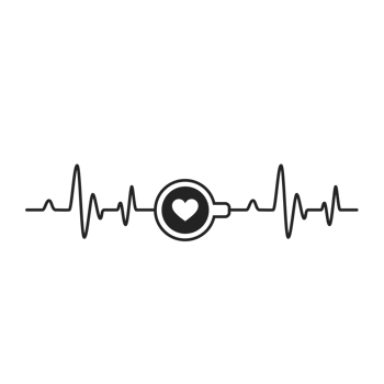 Heartbeat Graphs of a fast heartbeat from caffeinated morning coffee. png