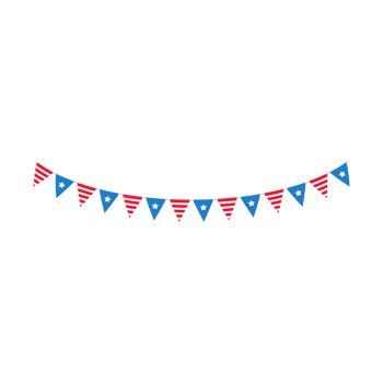 The 4 th of july. American flag. For celebrating America's Independence Day png