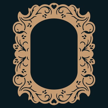 Mirrors Design laser cutting Vector