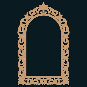 Mirrors Design laser cutting Vector
