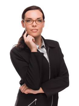 Transparent PNG of Attractive Professional Mixed Race Businesswoman.