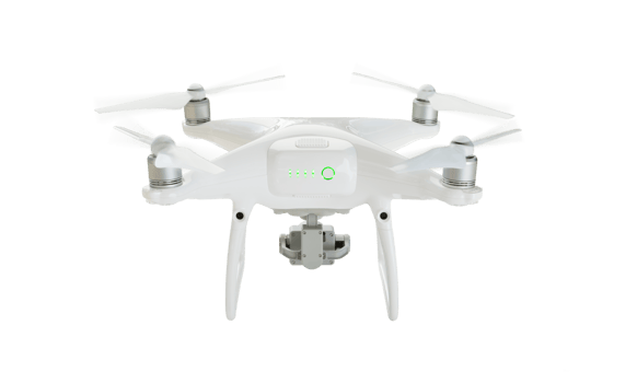 Transparent PNG Drone UAV In Flight.