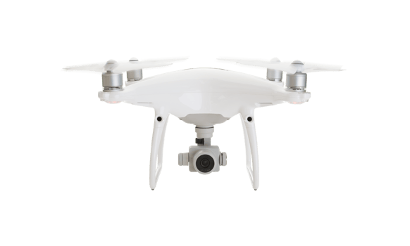 Transparent PNG Drone UAV In Flight.