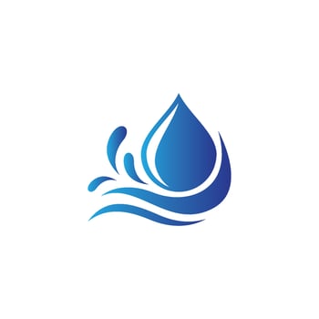 Water drop logo images vector