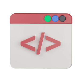 3d website language programming code icon illustration png
