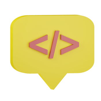 3d language programming code icon illustration png