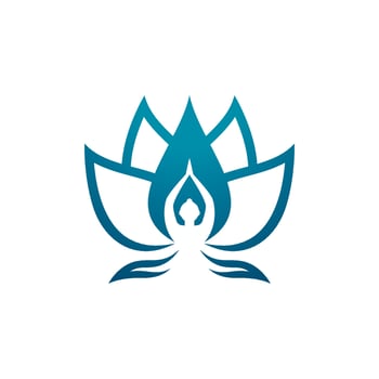 Beauty lotus logo images vector