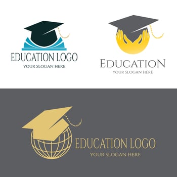 education logo or icon for apps or websites vector