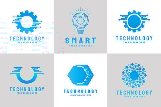 future technology icon vector