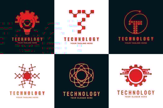 future technology icon vector