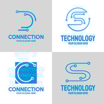 future technology icon vector