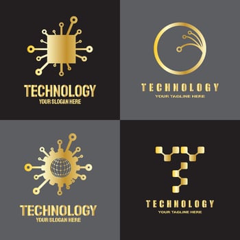 future technology icon vector